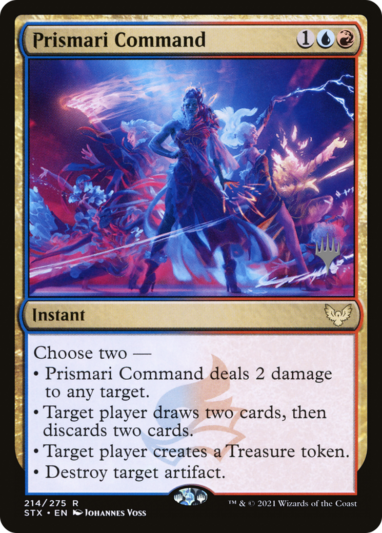 Commande Prismari (Pack promotionnel) [Strixhaven : Promos de l'École des Mages] 