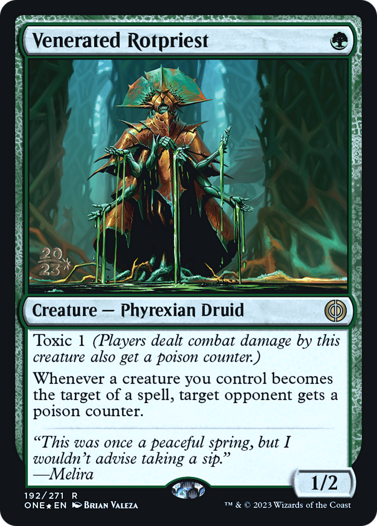 Rotpriest vénéré [Phyrexia : All Will Be One Avant-première Promos] 