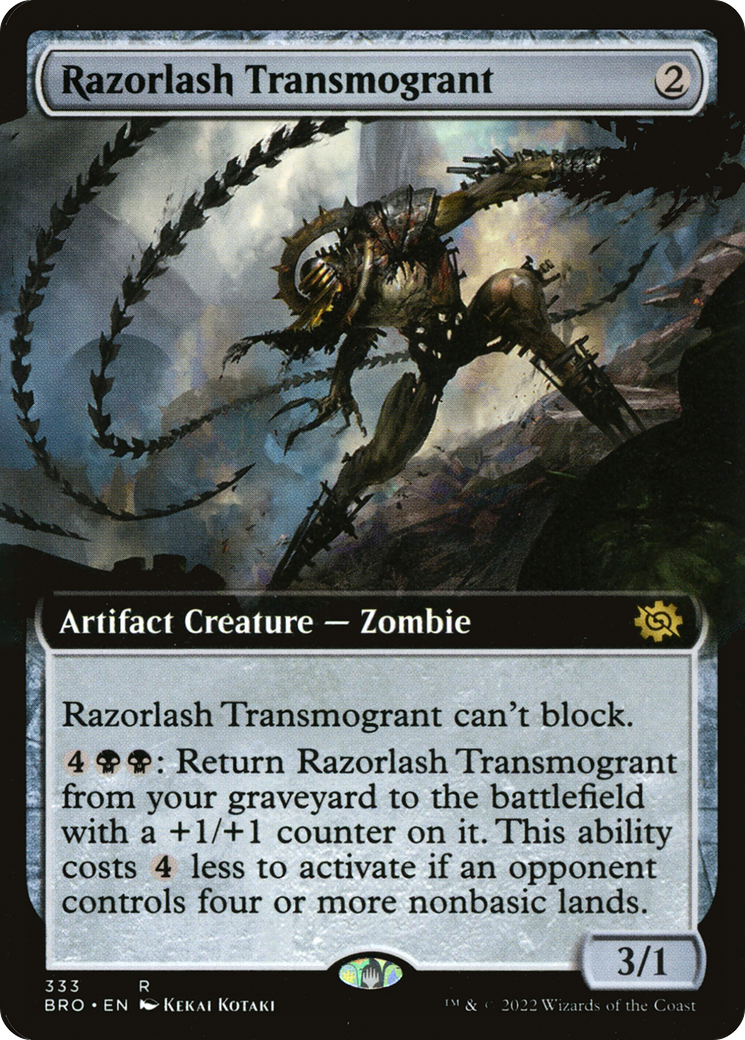 Razorlash Transmogrant (Extended Art) [La guerre des frères] 