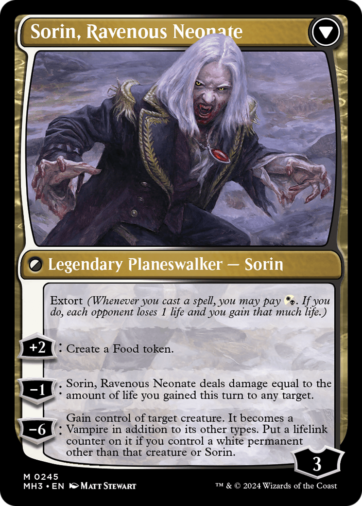 Sorin de la maison Markov // Sorin, nouveau-né vorace [Modern Horizons 3] 
