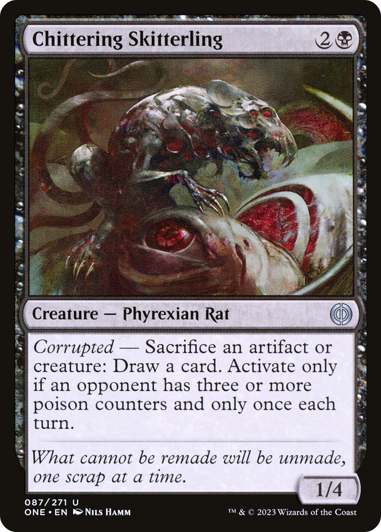 Skitterling gazouillant [Phyrexia : Tous seront un] 