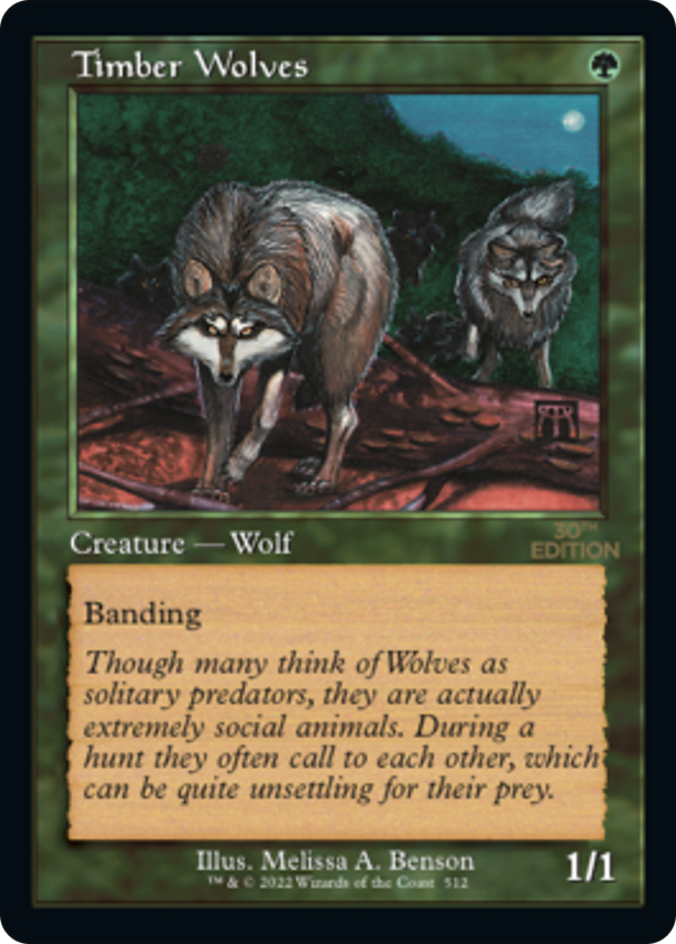 Timber Wolves (Rétro) [Édition 30e anniversaire] 