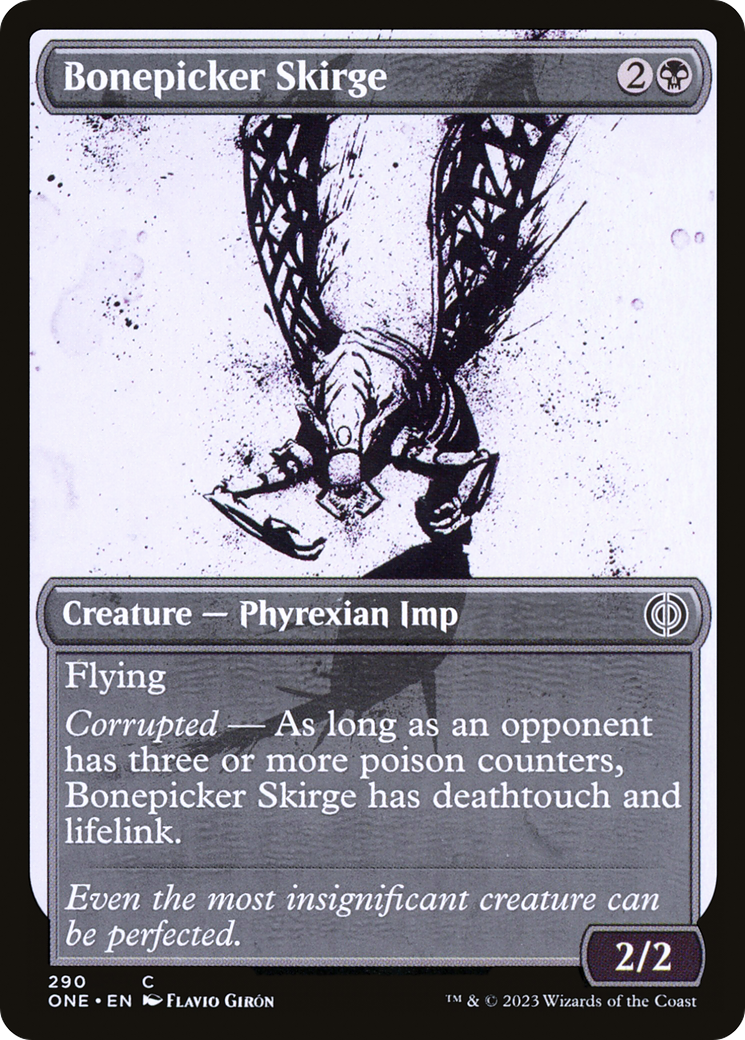 Bonepicker Skirge (Showcase Ichor) [Phyrexia : Tous seront un] 