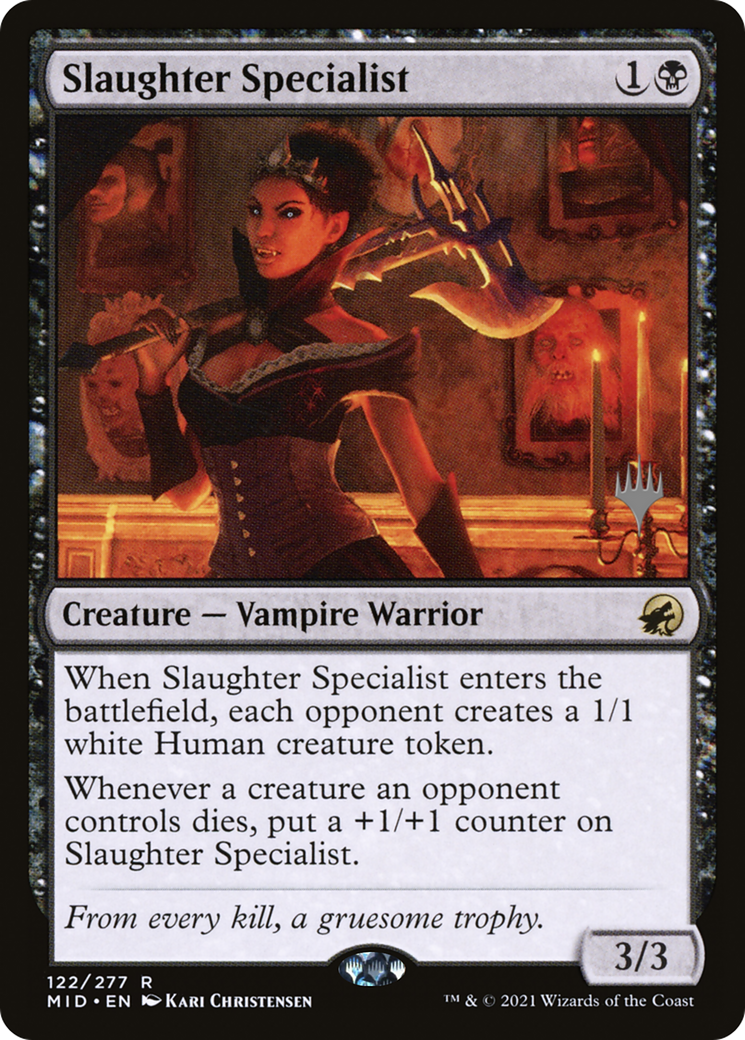 Spécialiste de l'abattage (Pack promotionnel) [Innistrad : Promos de chasse de minuit] 