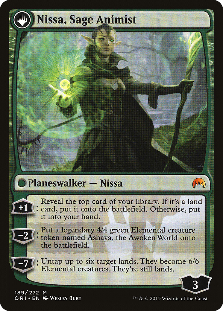 Nissa, voyante de Vastwood // Nissa, sage animiste [Secret Lair: From Cute to Brute] 