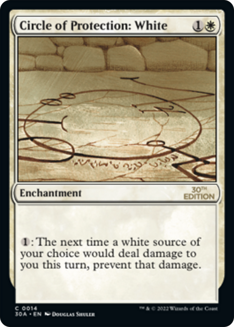 Cercle de protection : Blanc [Édition 30e anniversaire] 