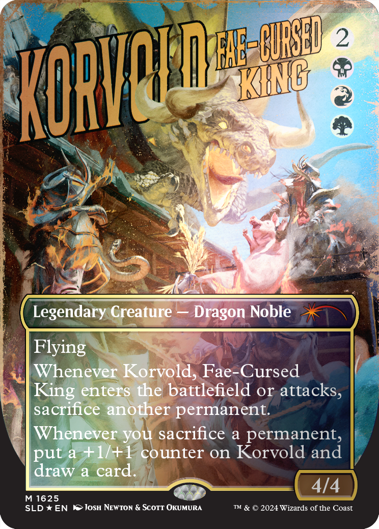 Korvold, roi maudit par les fées (Rainbow Foil) [Secret Lair Drop Series] 