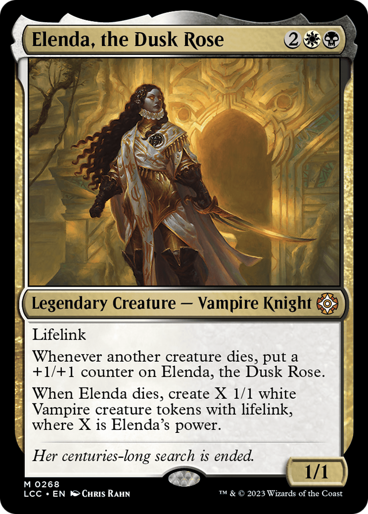 Elenda, la rose du crépuscule [Commandant des cavernes perdues d'Ixalan] 