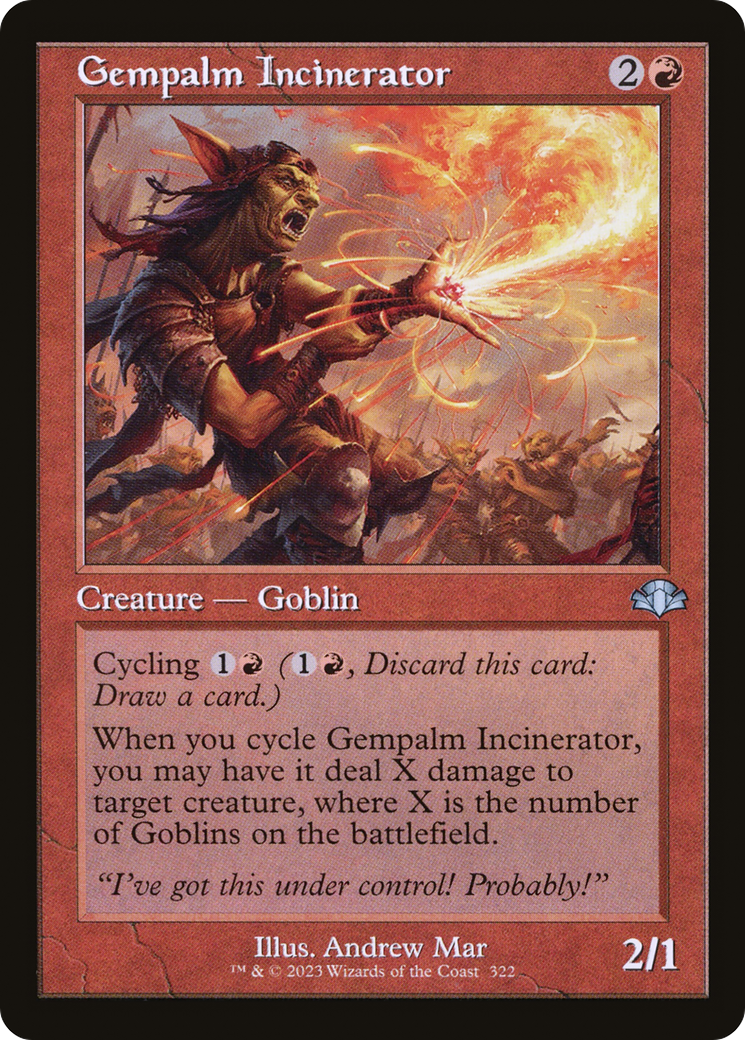 Incinérateur Gempalm (Rétro) [Dominaria Remastered] 