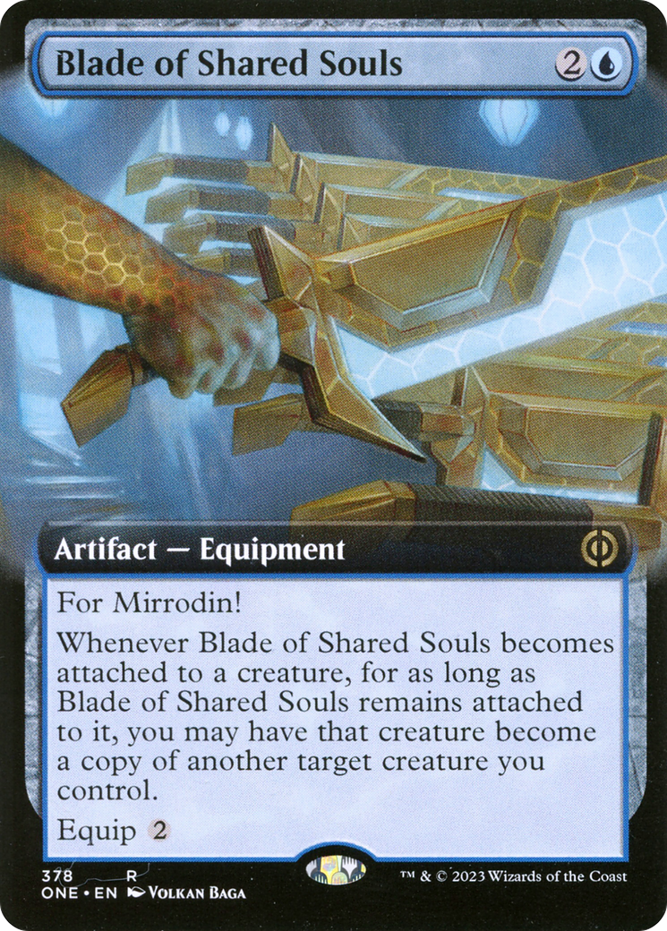 Blade of Shared Souls (Extended Art) [Phyrexia : All Will Be One] 