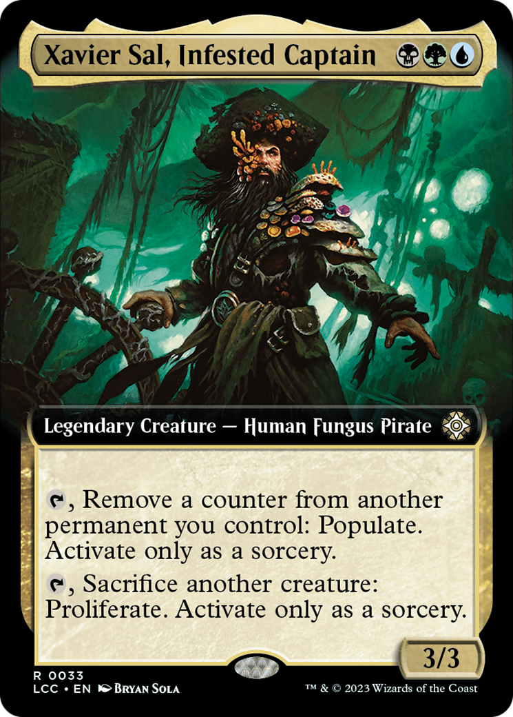 Xavier Sal, capitaine infesté (art étendu) [commandant des cavernes perdues d'Ixalan] 