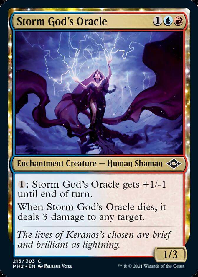 Storm God's Oracle (MH2-213) - Modern Horizons 2: (enchantment)