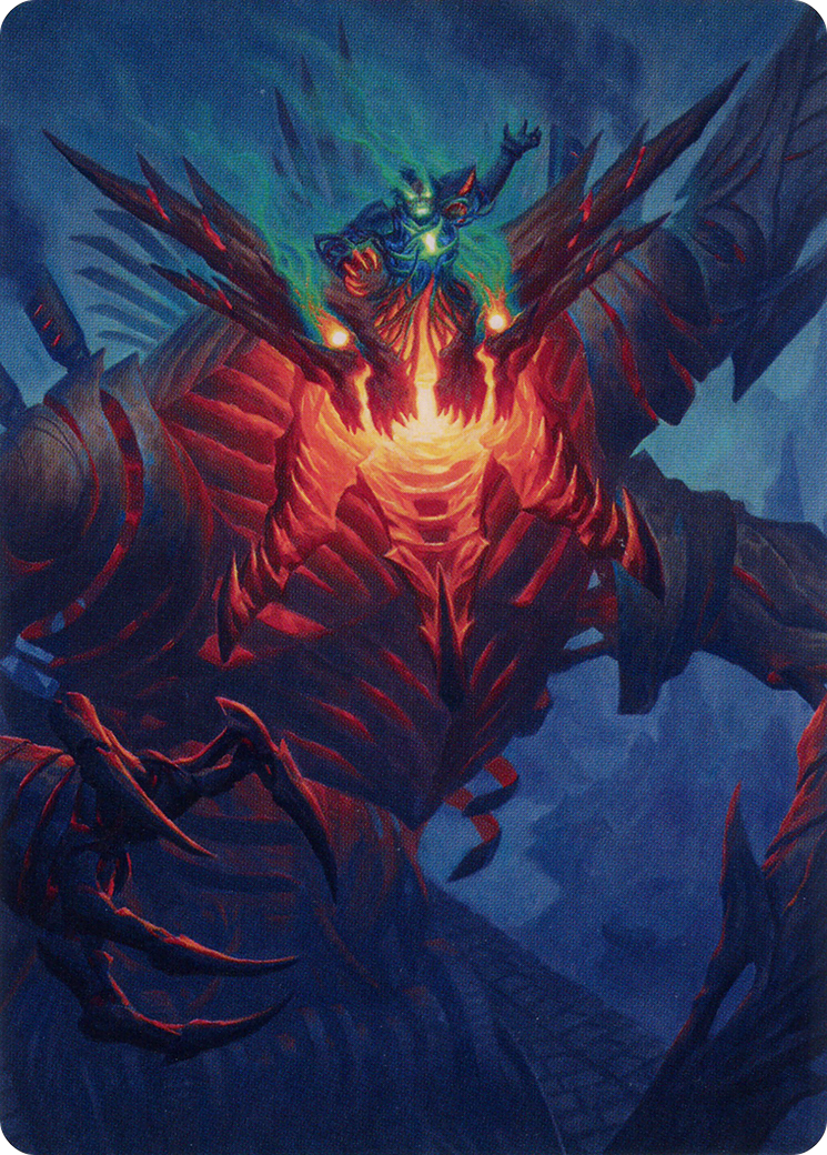 Mishra, Lost to Phyrexia // Mishra, Lost to Phyrexia (ABRO-038) - The Brothers' War Art Series (Borderless) Foil