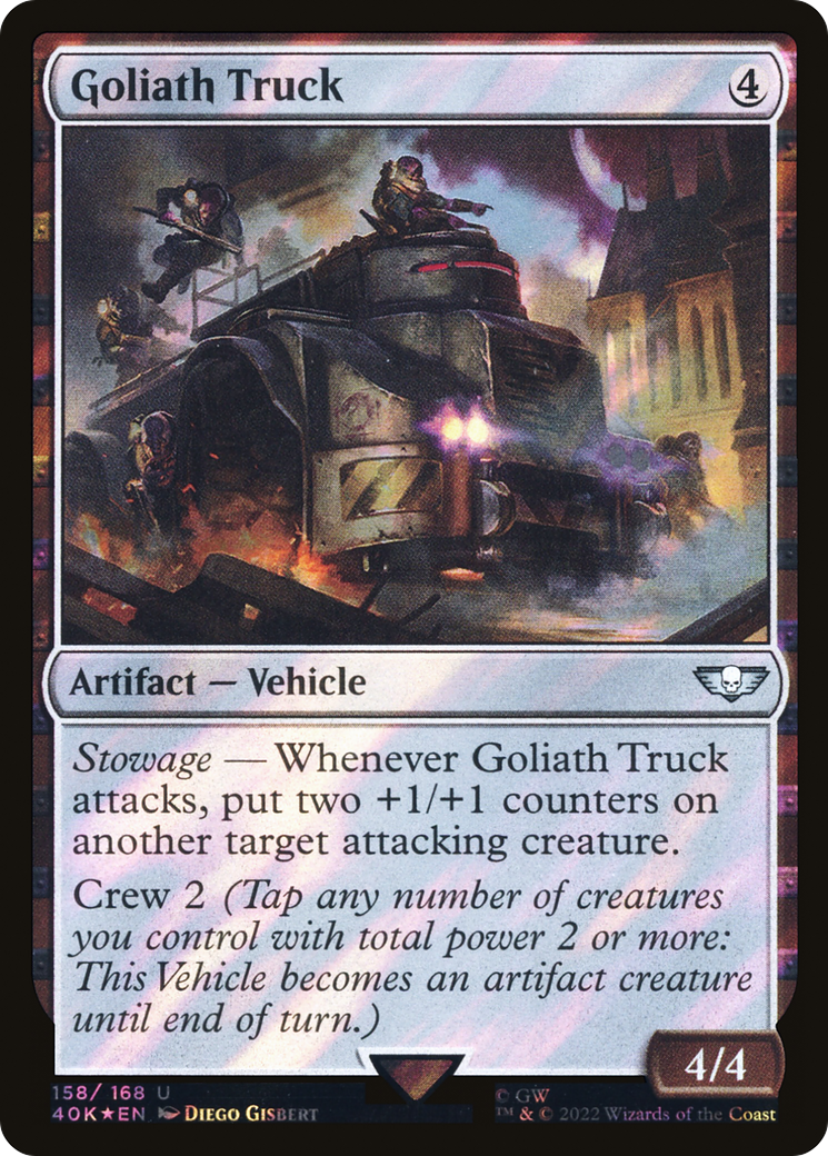 Camion Goliath (feuille de surtension) [Warhammer 40,000] 