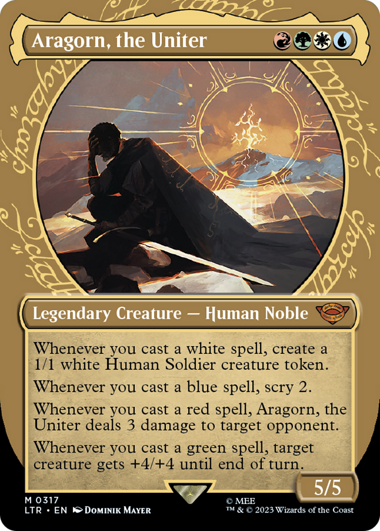 Aragorn, l'Uniteur (Showcase Ring Frame) [Le Seigneur des Anneaux : Contes de la Terre du Milieu] 