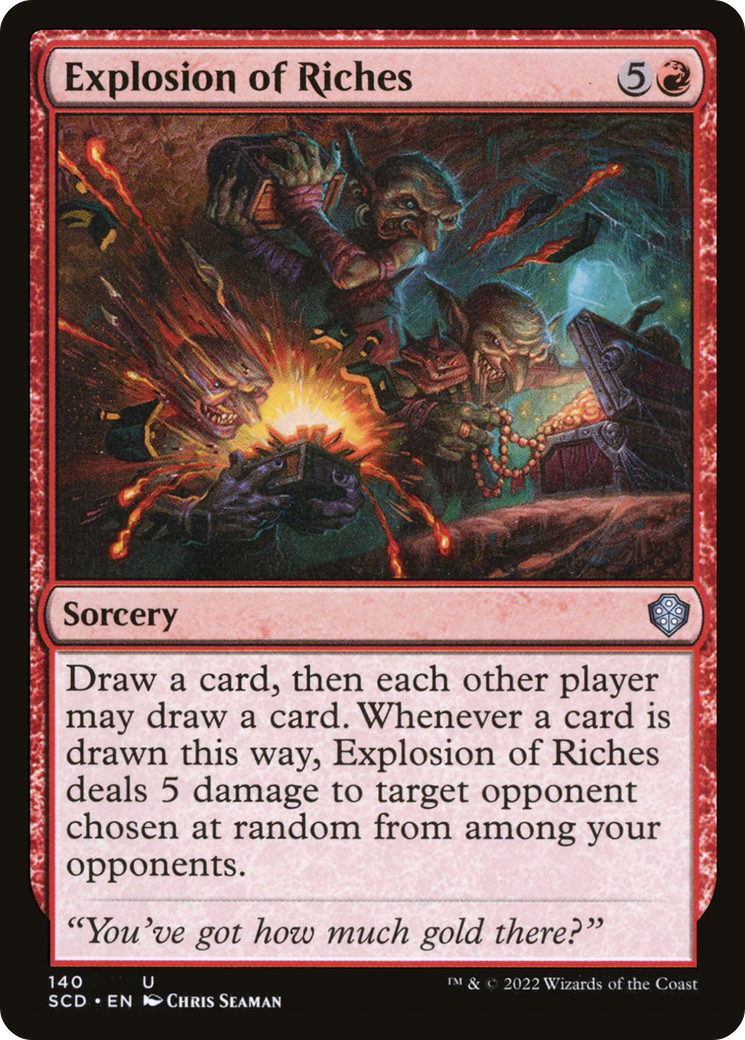 Explosion des richesses [Decks Starter Commander] 
