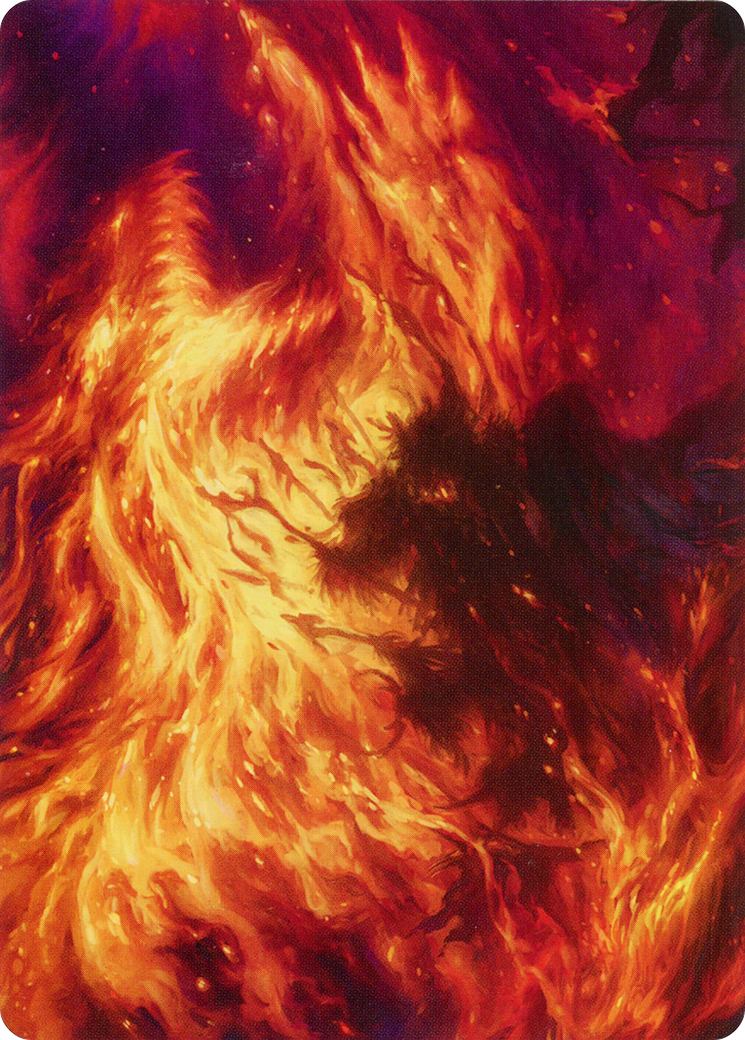 Carte d'art Attiser les flammes [Série d'art de la Marche de la machine] 