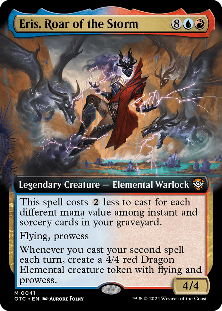 Eris, Roar of the Storm (Extended Art) [Commandant des hors-la-loi de Thunder Junction] 