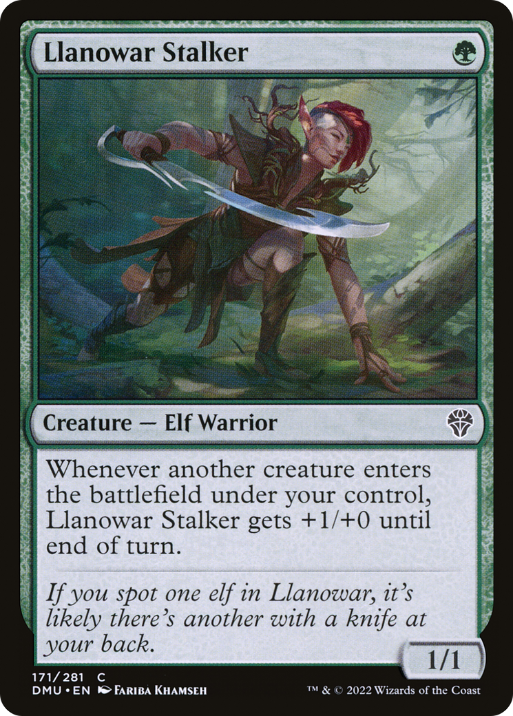 Traqueur de Llanowar [Dominaria United] 