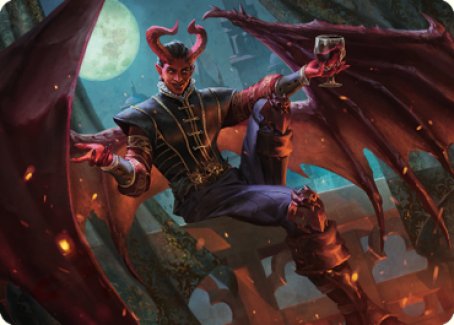 Raphael, Fiendish Savior Art Card (40) [Commander Legends : Battle for Baldur's Gate Art Series] 