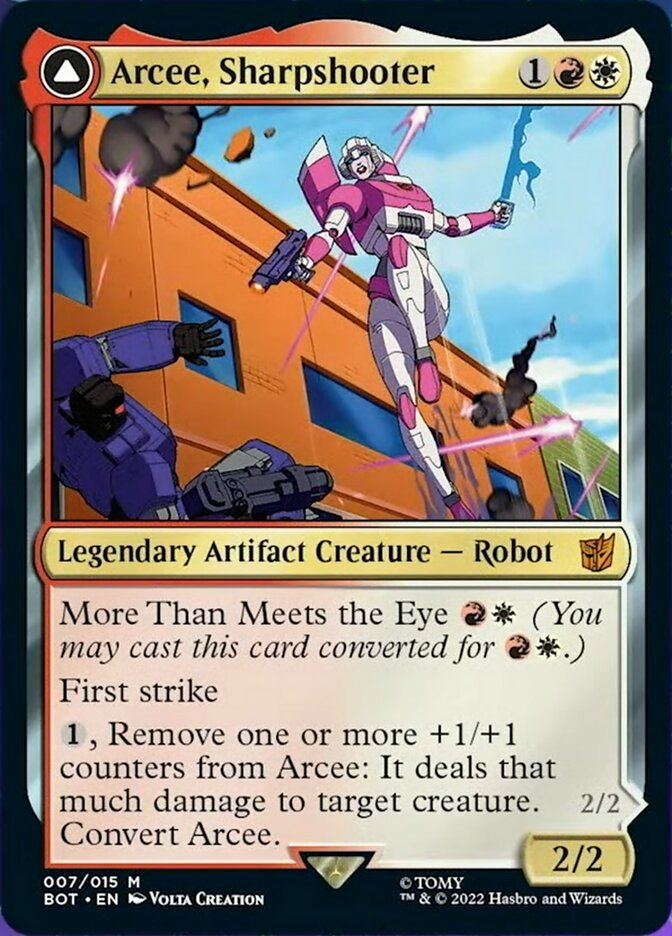 Arcee, Sharpshooter (BOT-007) - Transformers: (convertdfc)