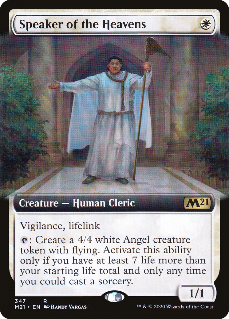 Orateur des Cieux (Extended Art) [Core Set 2021] 