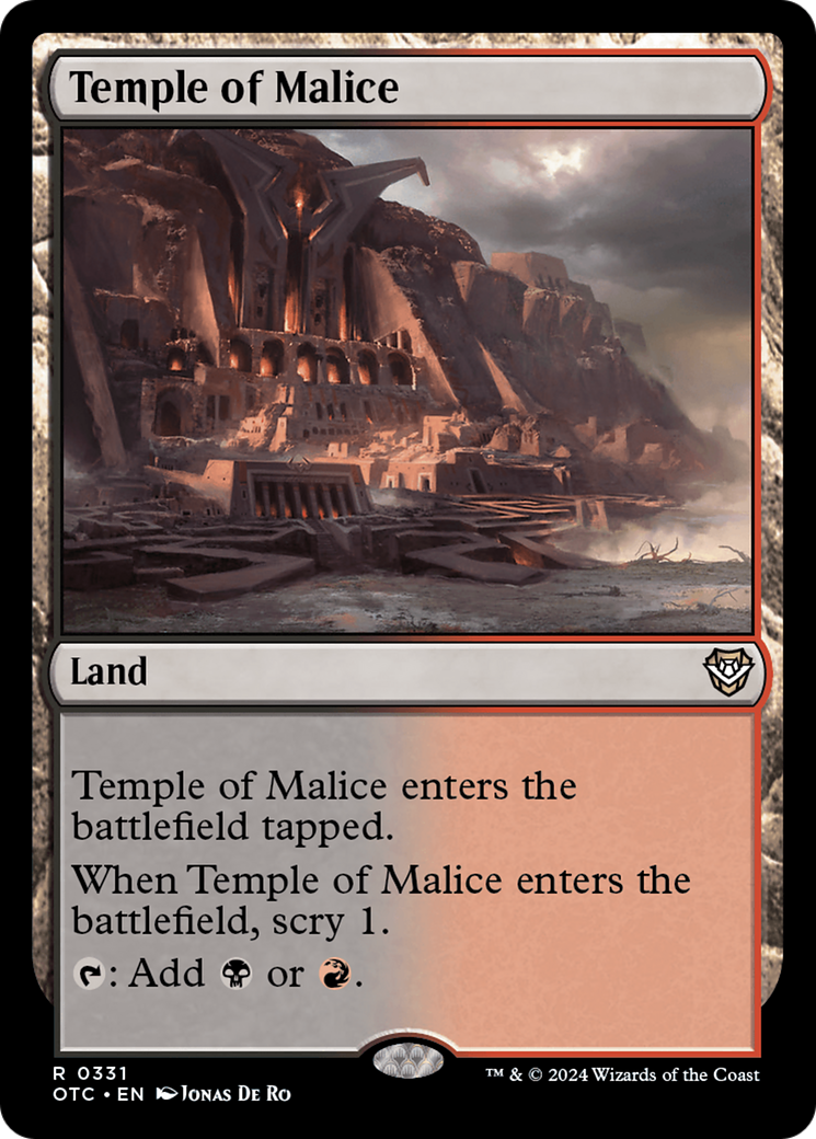 Temple de la Malice [Commandant des hors-la-loi de Thunder Junction] 