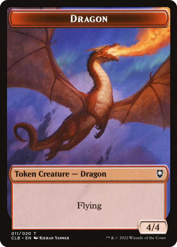 Jeton Dragon [Commander Legends : Jetons Bataille de Baldur's Gate] 