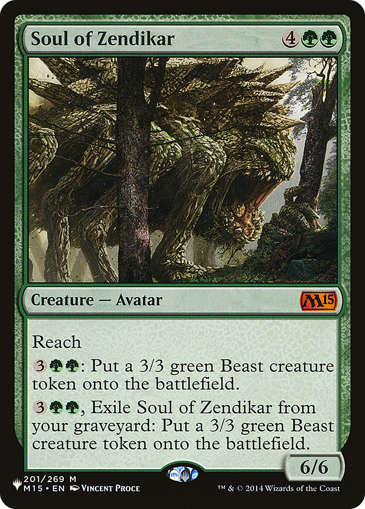 Âme de Zendikar [La liste] 