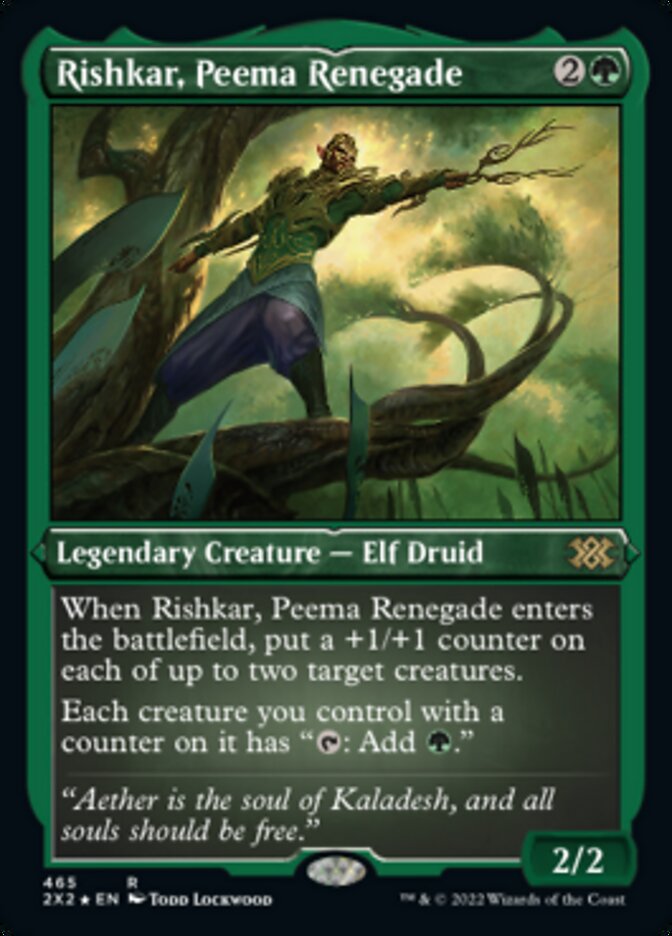 Rishkar, Peema Renegade (Foil Etched) [Double Masters 2022] 