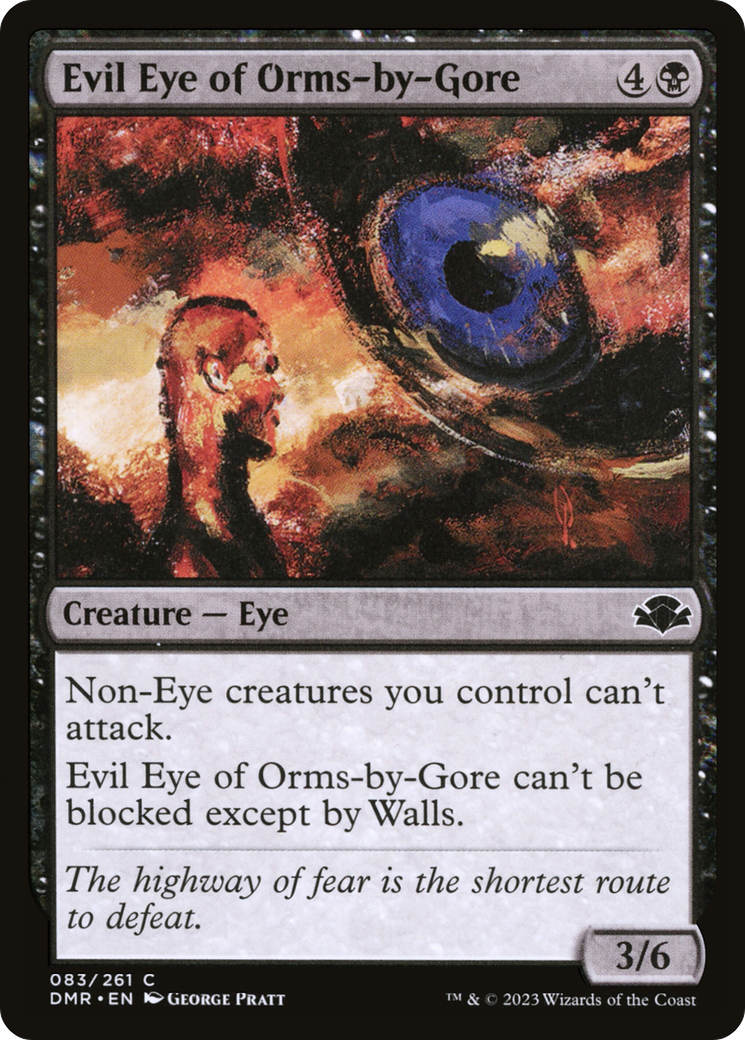 Mauvais œil d'Orms-by-Gore [Dominaria Remastered] 