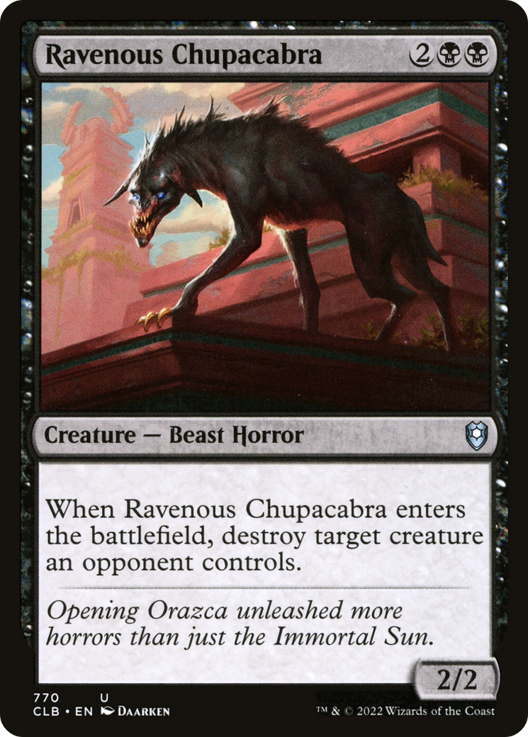 Chupacabra vorace [Commander Legends : Bataille de Baldur's Gate] 