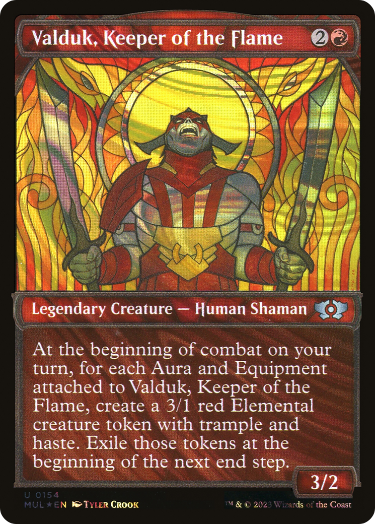 Valduk, gardien de la flamme (Halo Foil) [Multiverse Legends] 