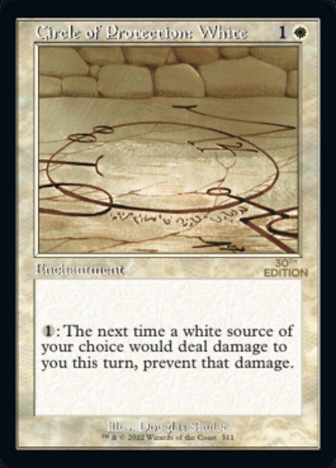 Cercle de protection : Blanc (Rétro) [Édition 30e anniversaire] 