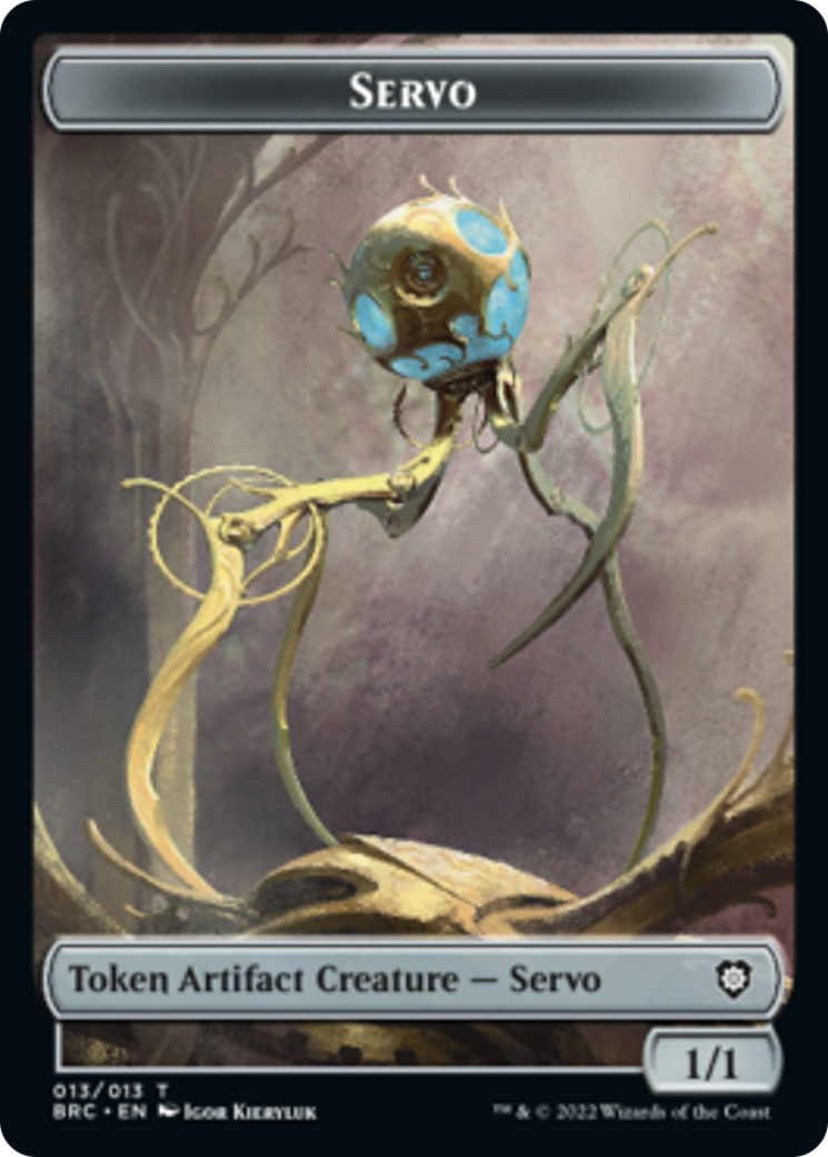 Servo // Jeton double face Powerstone [Jetons du commandant de guerre des frères] 