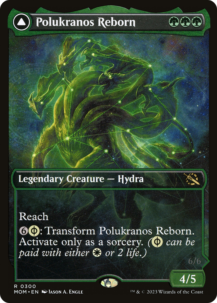 Polukranos Reborn // Polukranos, Engine of Ruin (Showcase Planar Booster Fun) [Marche de la machine] 