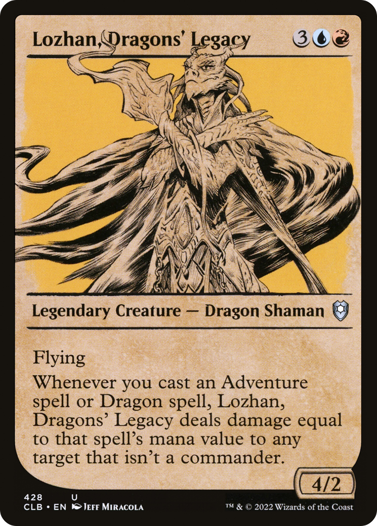 Lozhan, Dragons' Legacy (Vitrine) [Commander Legends : Bataille de Baldur's Gate] 