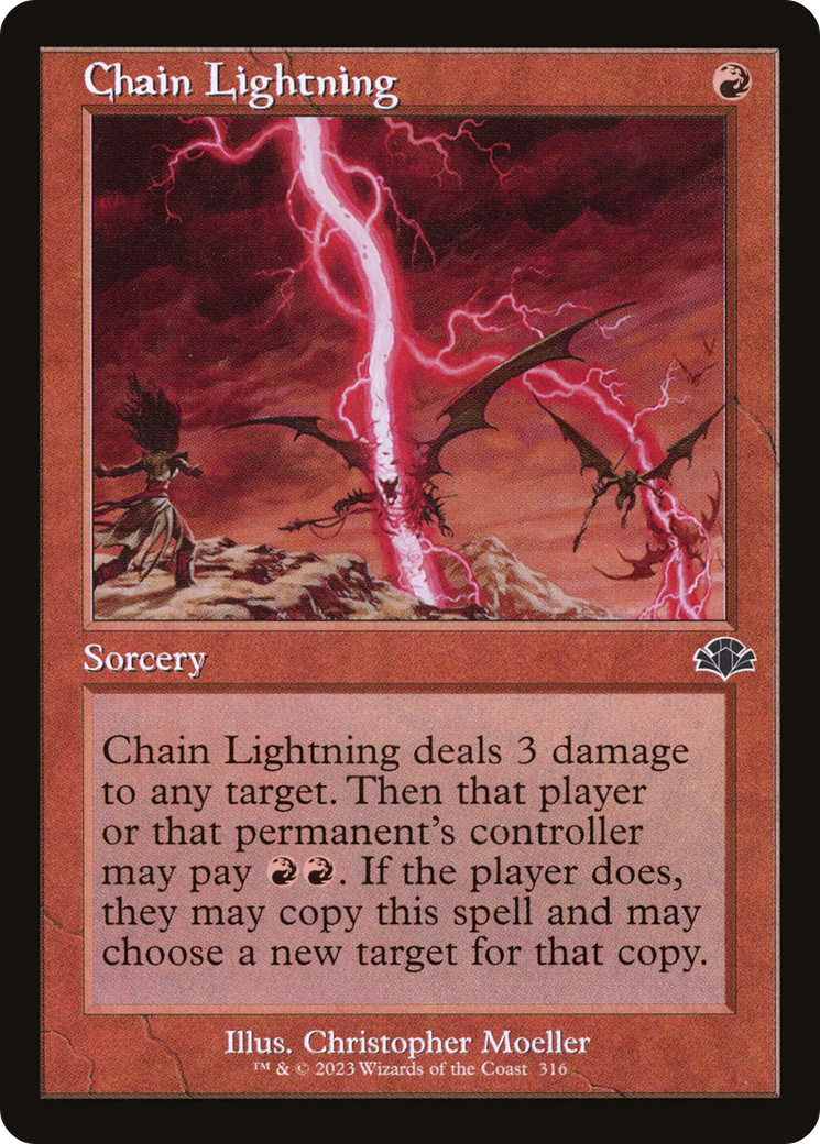 Chain Lightning (Rétro) [Dominaria Remastered] 
