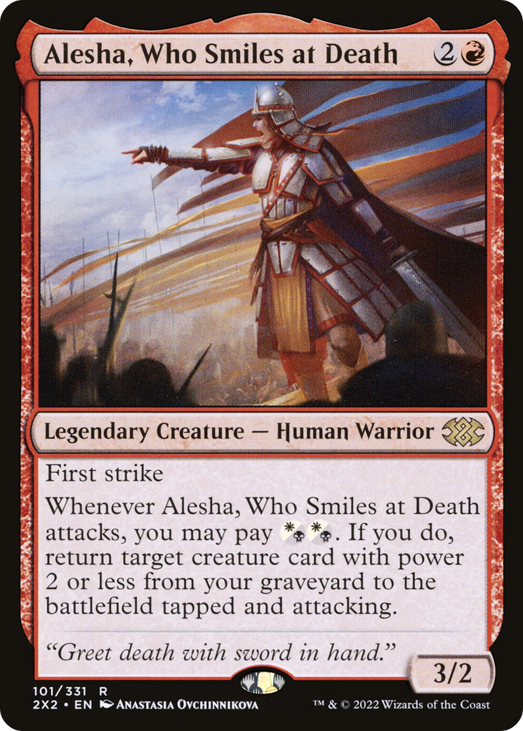 Alesha, qui sourit à la mort [Double Masters 2022] 