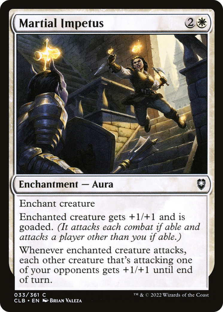 Impulsion martiale [Commander Legends : Bataille de Baldur's Gate] 
