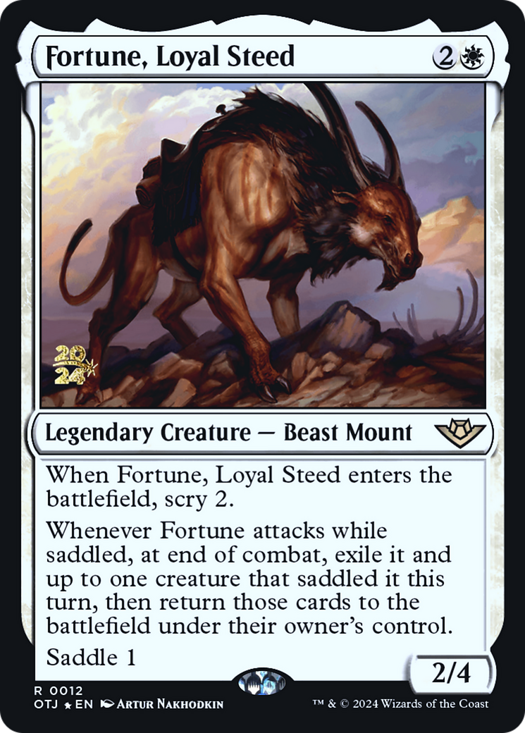 Fortune, Loyal Steed [Promotions avant-première des Hors-la-loi de Thunder Junction] 