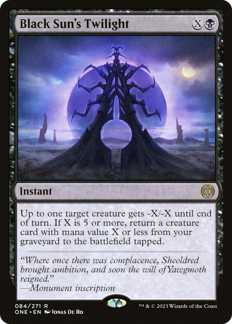 Crépuscule du Soleil Noir [Phyrexia : Tous seront un] 
