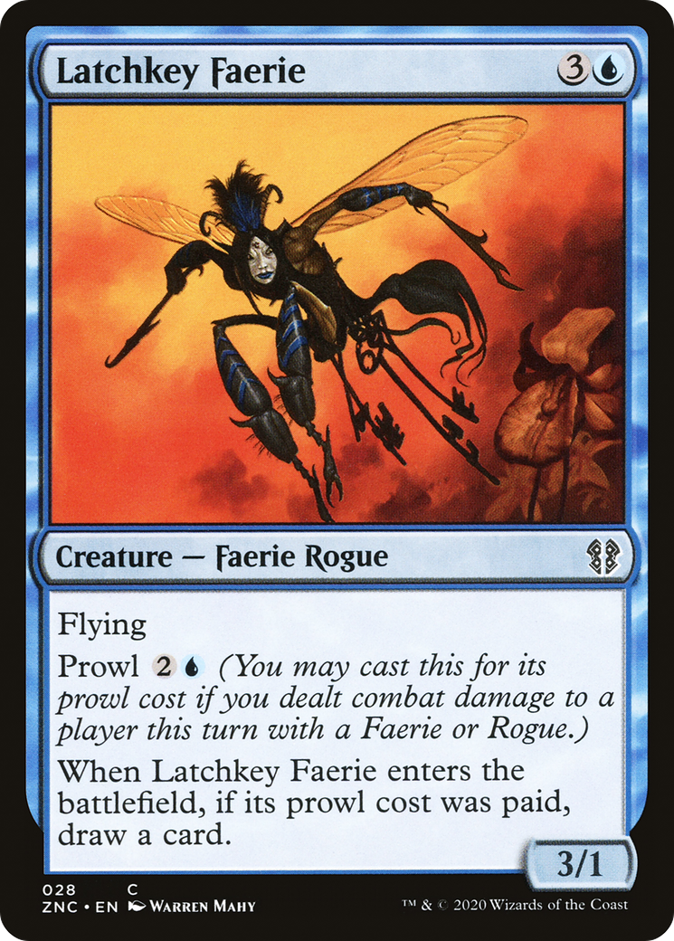 Faerie à clé de verrouillage [Commandant montant de Zendikar] 