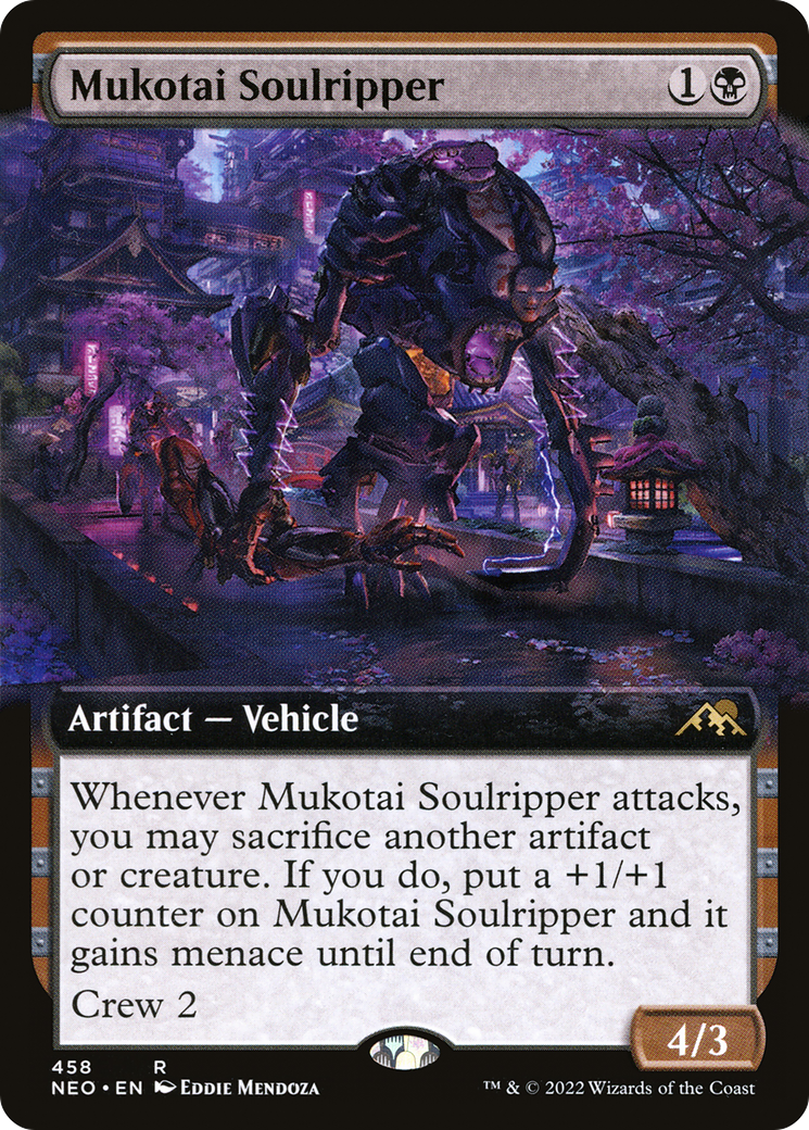 Mukotai Soulripper (Art étendu) [Kamigawa : Dynastie Néon] 