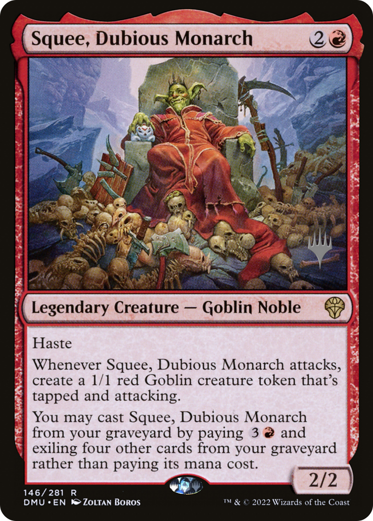 Squee, Dubious Monarch (Pack promotionnel) [Dominaria United Promos] 