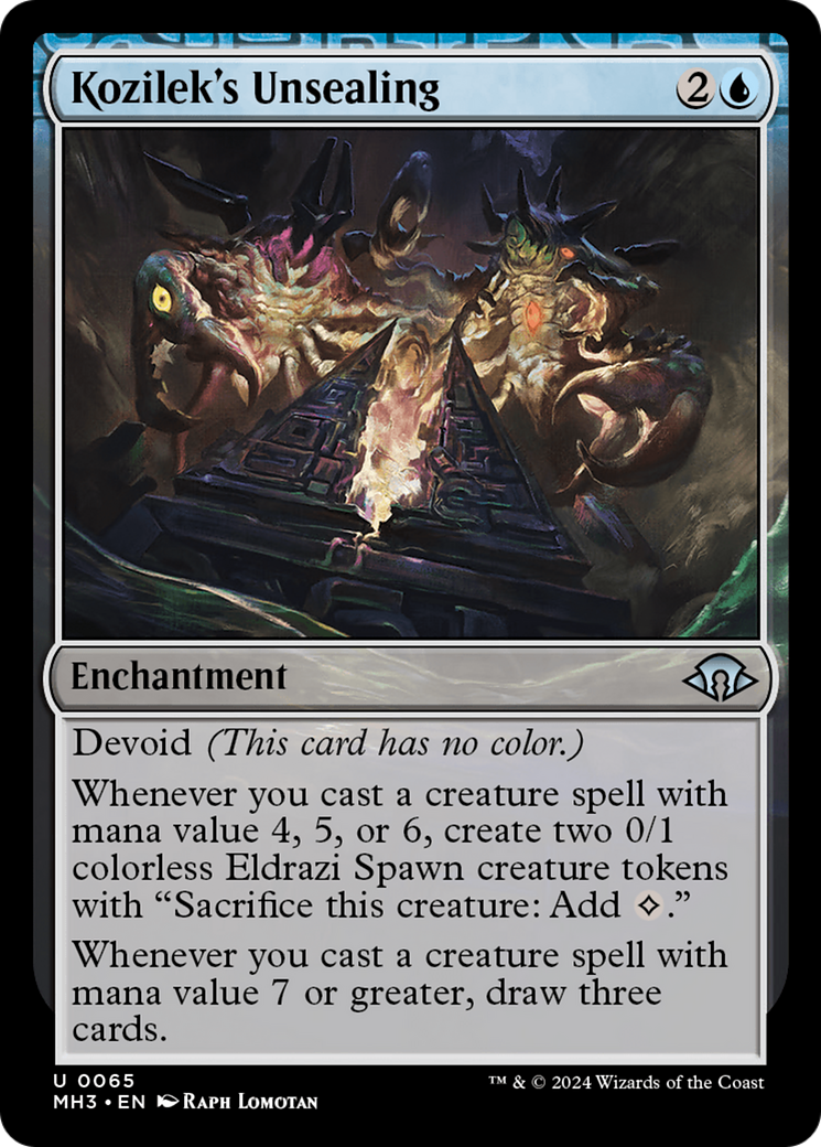 La descellement de Kozilek [Modern Horizons 3] 