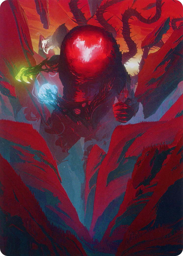 Omnath, Locus of All Art Card (62) [Marche de la série d'art de la machine] 