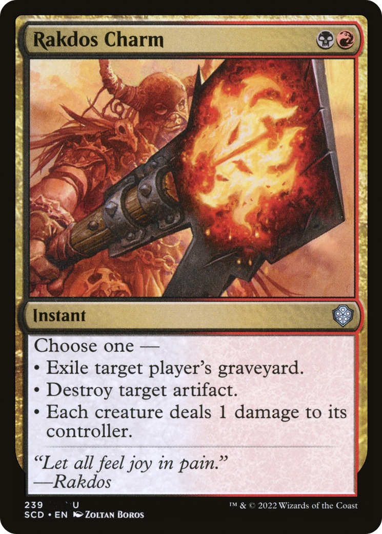 Charme Rakdos [Decks Commander de Démarrage] 