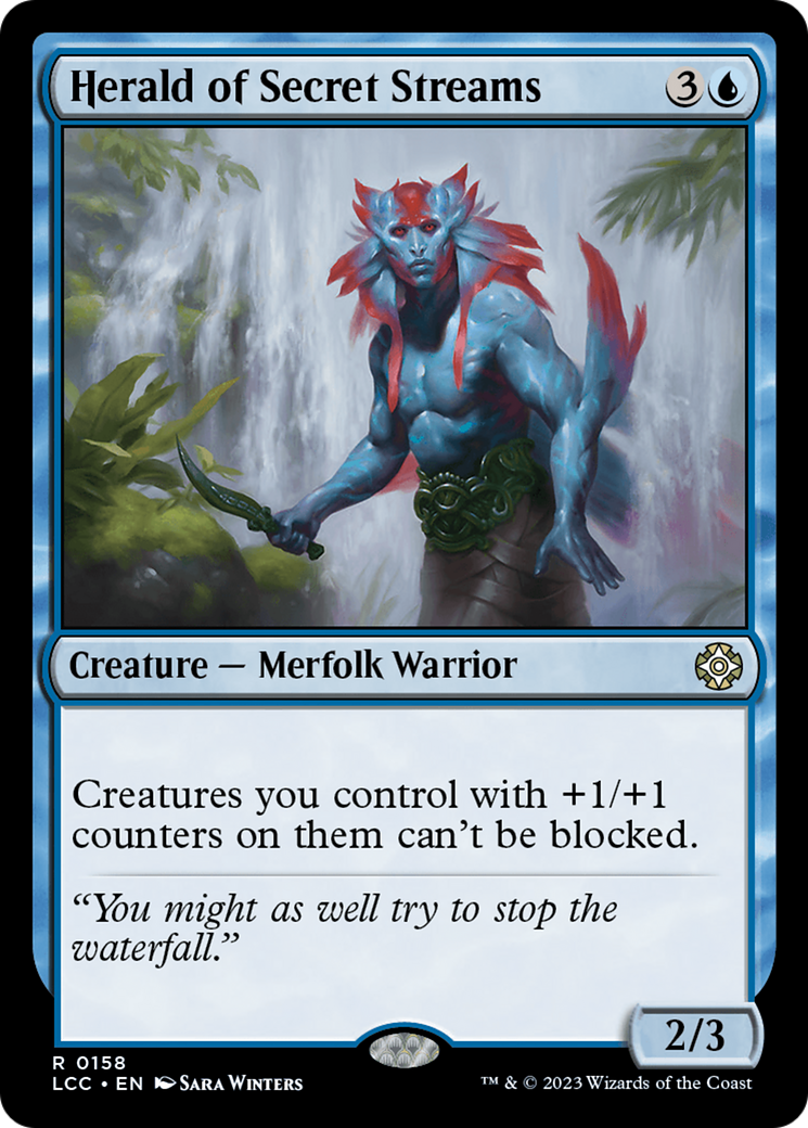 Héraut des flux secrets [Commandant des Cavernes perdues d'Ixalan] 