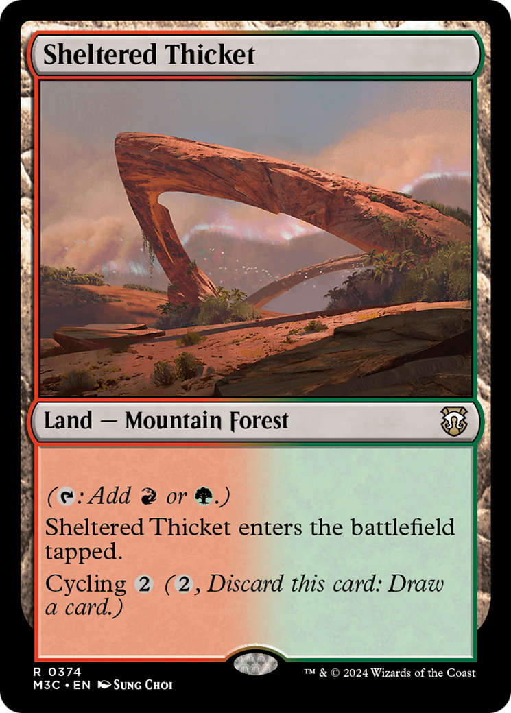 Fourré abrité [Modern Horizons 3 Commander] 